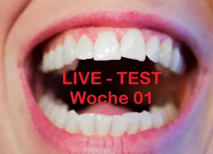 Live Test Woche 1 - Zahnlöcher bzw. Zähne selber heilen?
