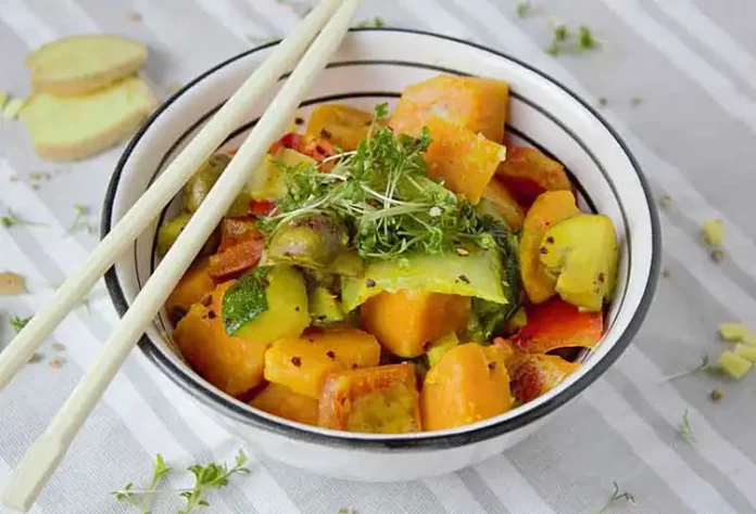 Süßkartoffel – Curry mit Basmatireis