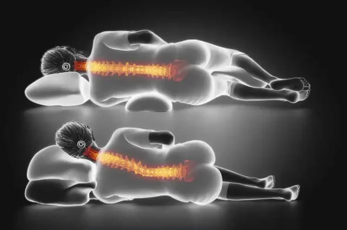 Nackenstützkissen gegen Rückenschmerzen
