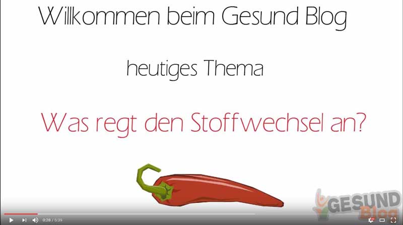 Video: Was regt den Stoffwechsel an?