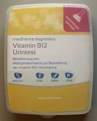 Medivere Vitmain B12 Test verpackt